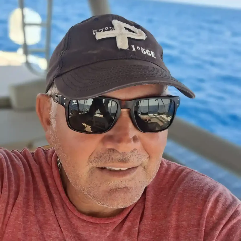 Captain Stavros on Melia Athens boat tour